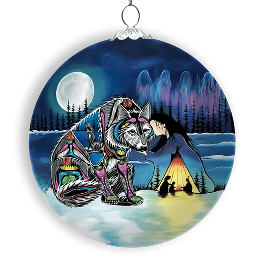 INDIGENOUS Ornament | January Moon by Jessica Somers, Odanak Abenaki