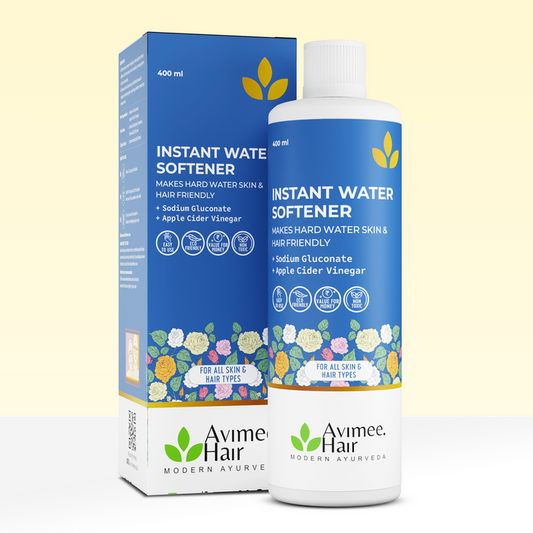 Instant Water Softener for Hair Loss Due to Hard Water