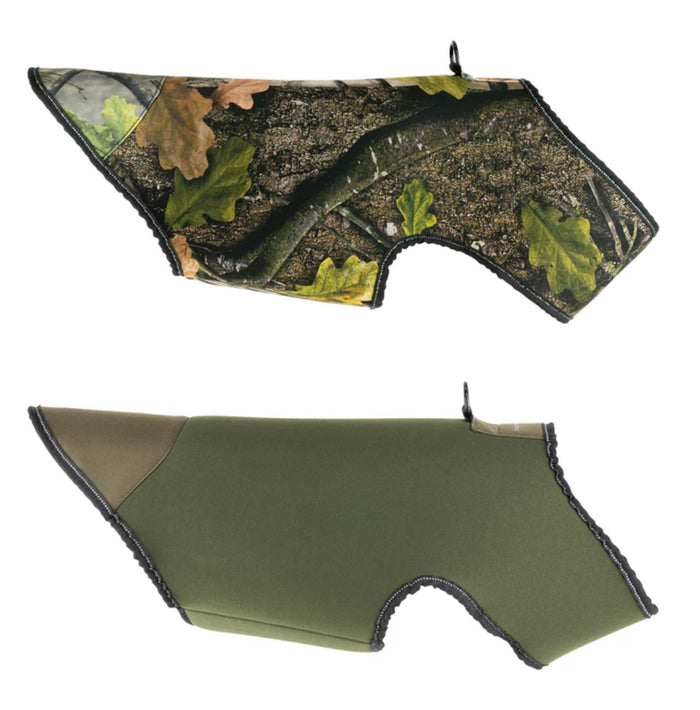 green and camo - 2 pack dog vest
