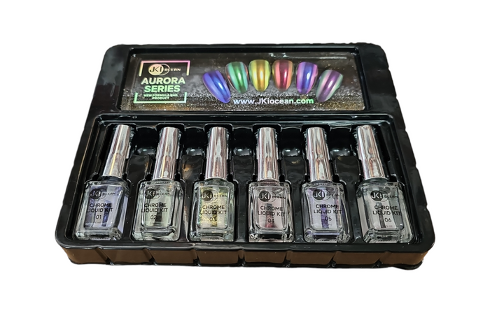 JKI Ocean Aurora New Formular Chrome Liquid  set