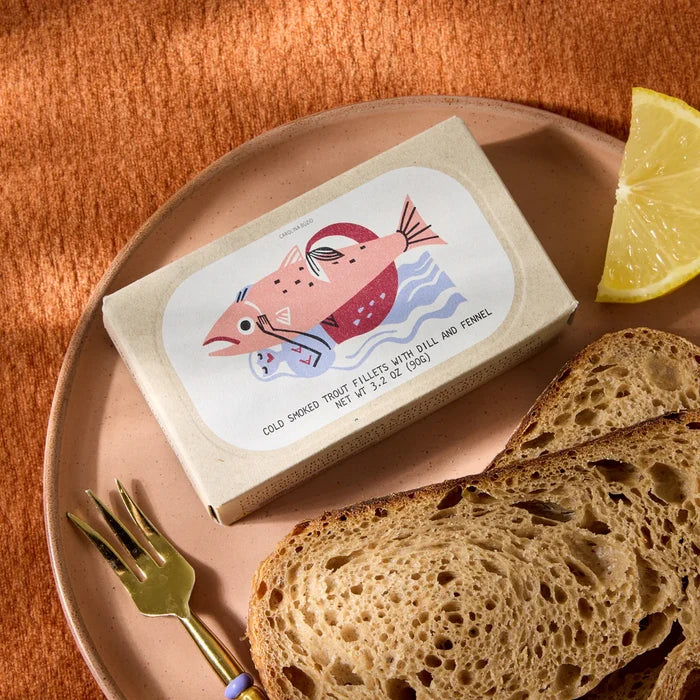Jose Gourmet Cold-Smoked Trout Fillets in Dill and  Fennel, 90g
