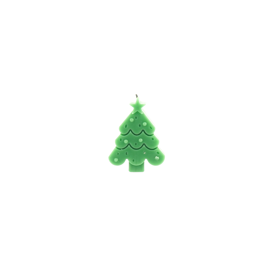Kaars - Kerstboom - Wax - Groen - 70gram