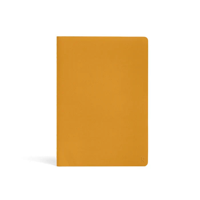Karst - A5 Lined Softcover Notebook - Turmeric