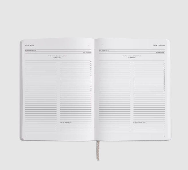 Karst - B5 Softcover Undated Planner in Burgandy