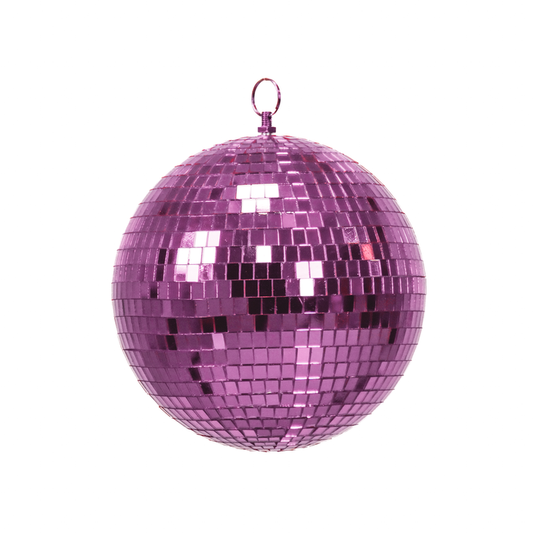 Kerstversiering -  Kersthanger - Discobal - Foam - Roze - 20x20x20cm