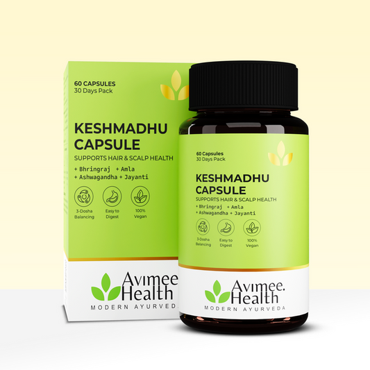 Keshmadhu Hair Growth Capsule with Biotin