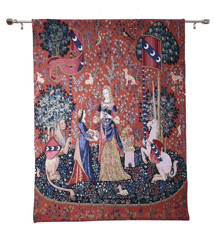 Lady & Unicorn Sense of Smell - Wall Hanging in 2 sizes