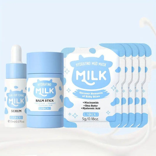 LAIKOU Milk Facial Skincare Set (5pcs)