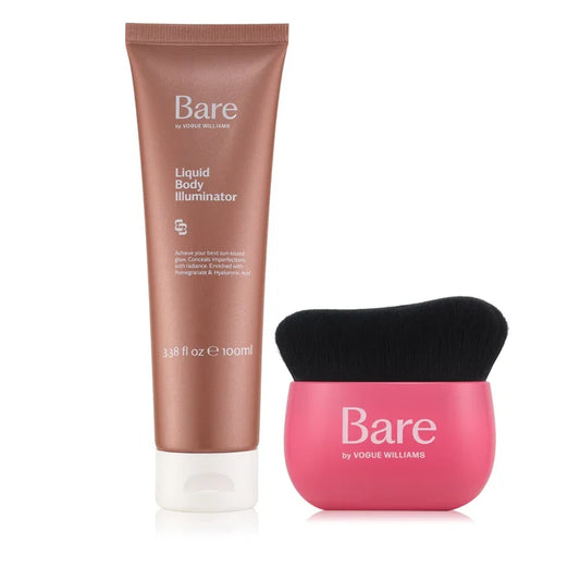 Liquid Body Illuminator and Body Brush