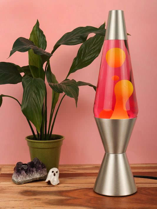 Liquid Lamp Silver / Pink / Yellow | One Colour-Image 1