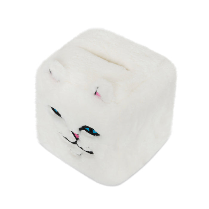 RIPNDIP Lord Nermal Tissue Box Cover  (White)