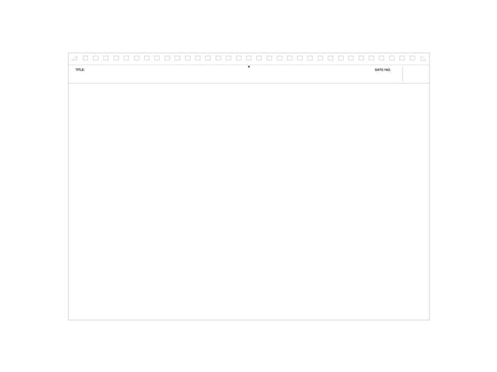 Maruman Mnemosyne Notebook - A4 Blank