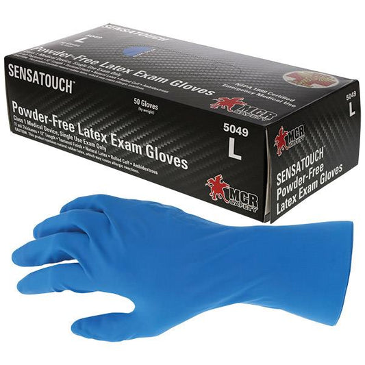 MCR Safety Sensatouch Disposable Latex Gloves