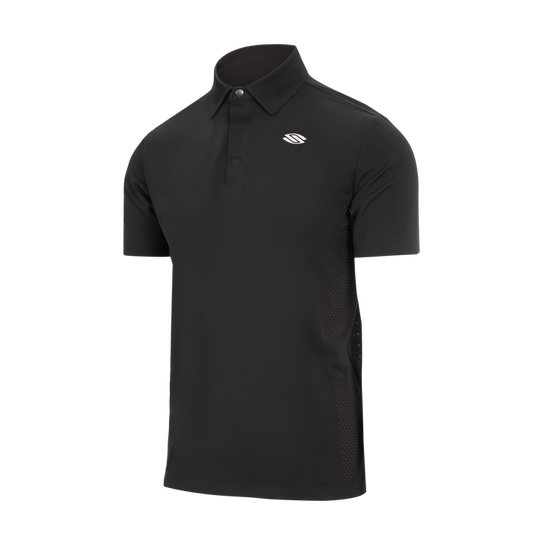 Men's Pro Line Athletic Short Sleeve shirt in black, featuring moisture-wicking and UV protection.