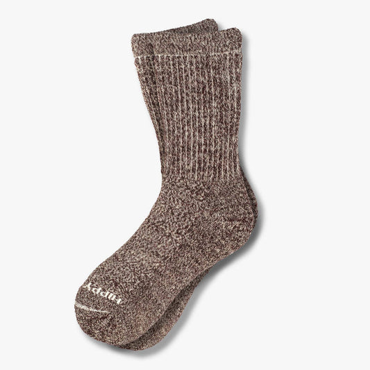 American made wool crew socks - speckled