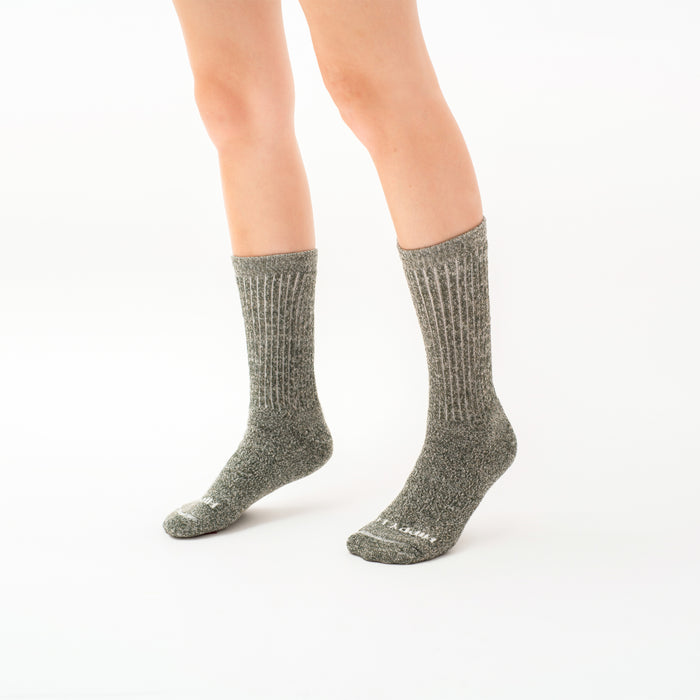 Merino Wool Marled Crew Socks 4-pack (SMALL)