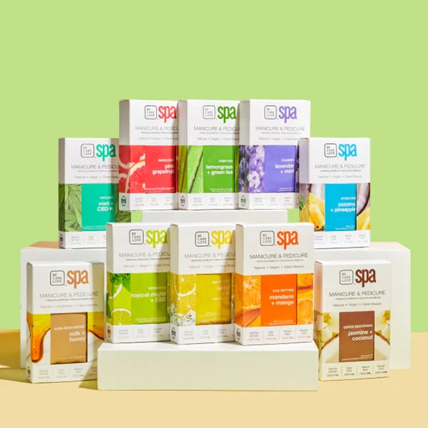 Tingling Mint and CBD Spa Set – 4-Step Starter Kit (16oz jars)-BCL Spa-Gel Essentialz