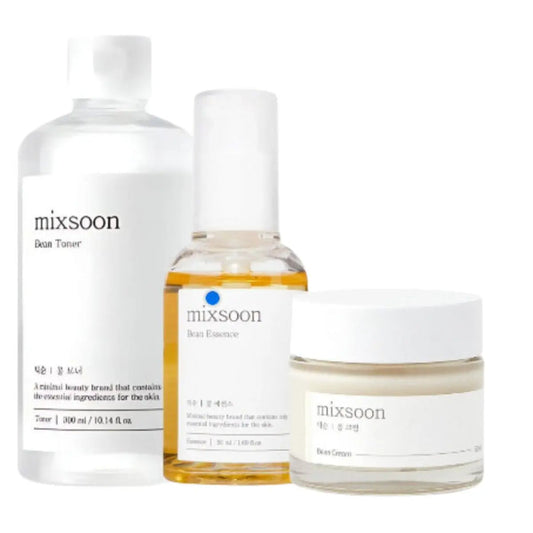 MIXSOON Bean Essence, Bean Cream and Bean Toner Set - DOKAN