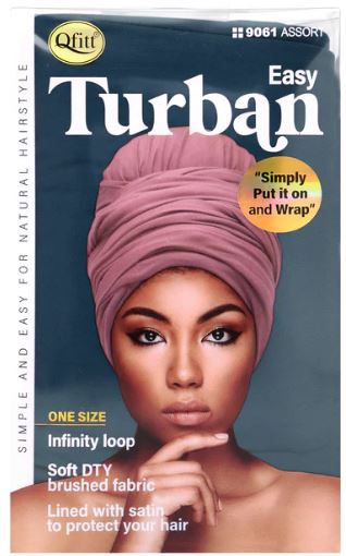 M&M Qfitt  EASY TURBAN Assort - 6 pcs - Palms Fashion Inc.