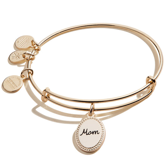 Mom Charm Bangle Bracelet, Bonded by Love