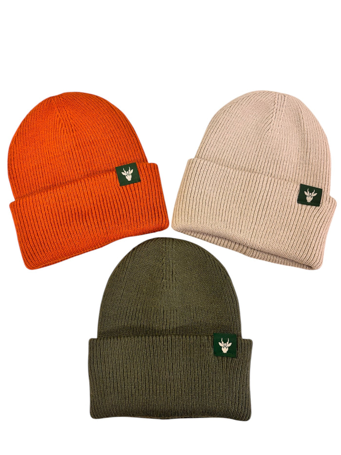Muntjac Adult Classic Deep Cuffed Beanie
