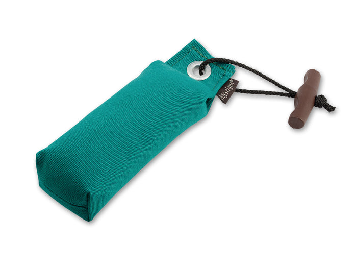 turquoise canvas pocket dog dummy