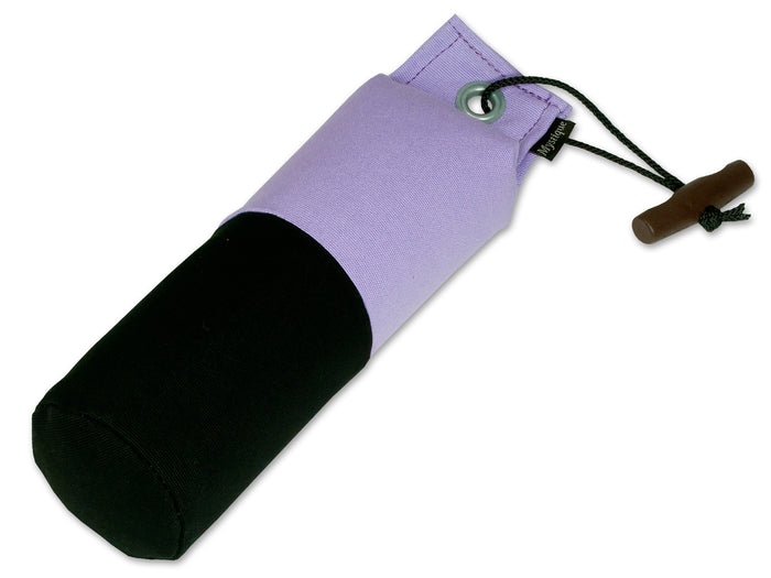 lilac/black large Mystique canvas dog training dummy