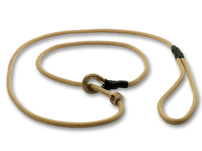 beige 6mm German Field Trial Moxon gundog lead
