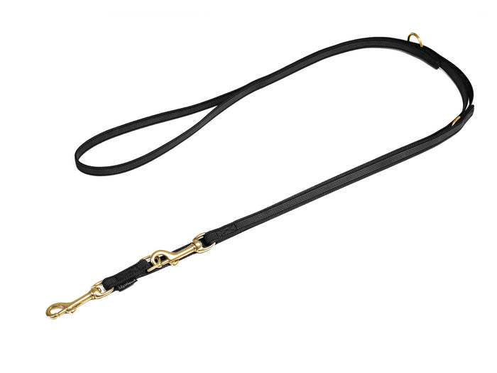 black rubber adjustable tracking lead