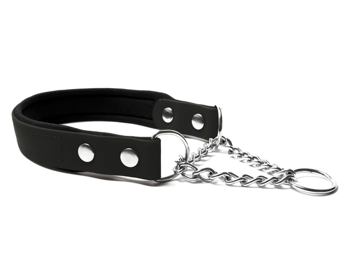black half choke collar