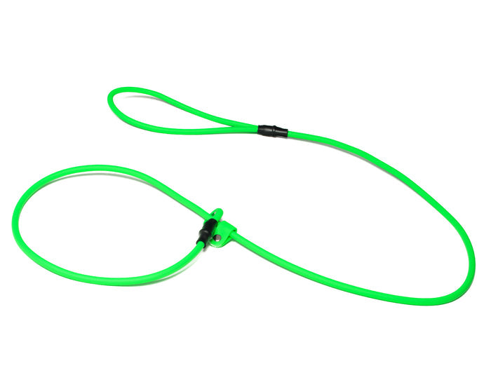 lime green Moxon slip gundog lead