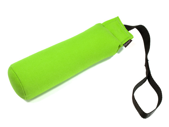 neon green gun dog dummy