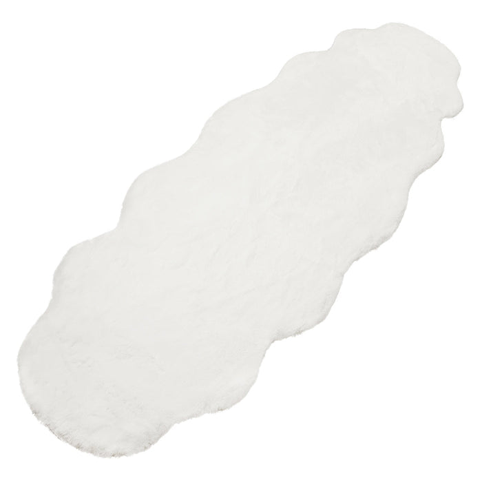 NNEIDS Marlow Floor Rug Area Rugs Cloud Fluffy 80X200cm White