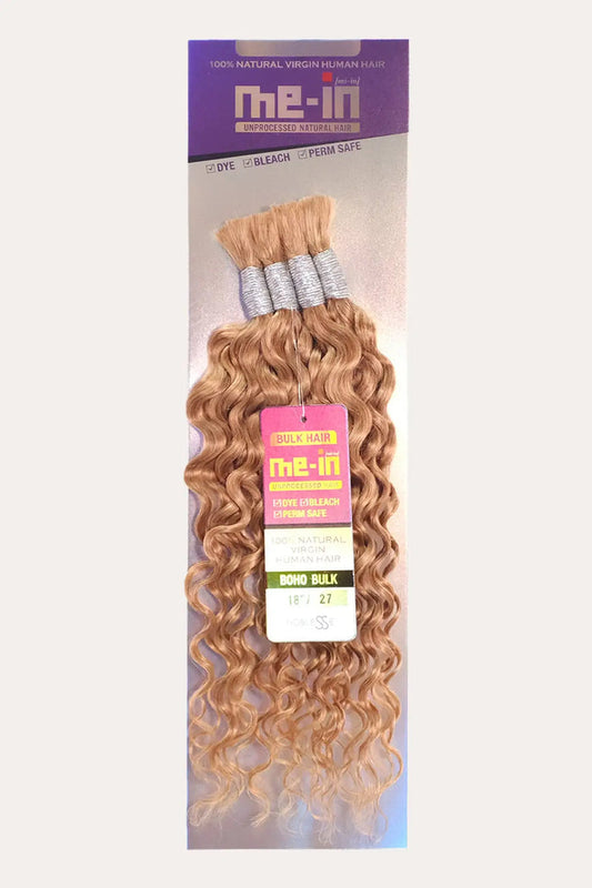 NOBLESSE ME-IN UNPROCESSED 100% VIRGIN HUMAN HAIR - BOHO BULK 18" NOBLESSE
