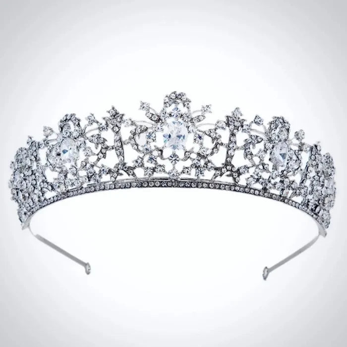 Wedding Hair Accessories - Cubic Zirconia Bridal Tiara