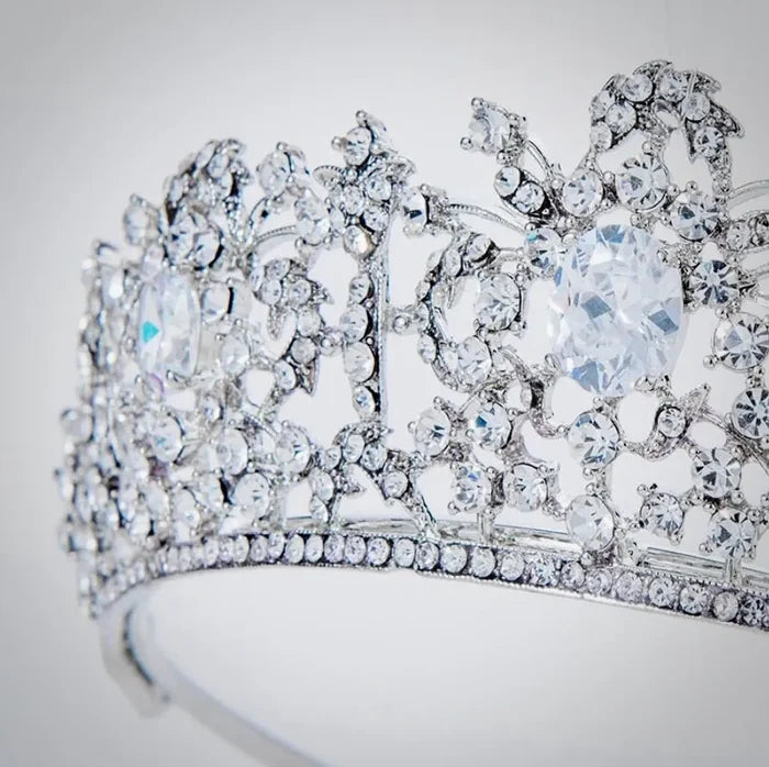 Wedding Hair Accessories - Cubic Zirconia Bridal Tiara