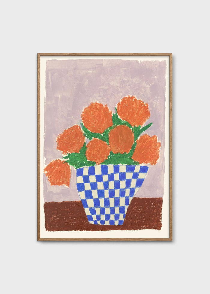 Orange Flowers by Carla Llanos