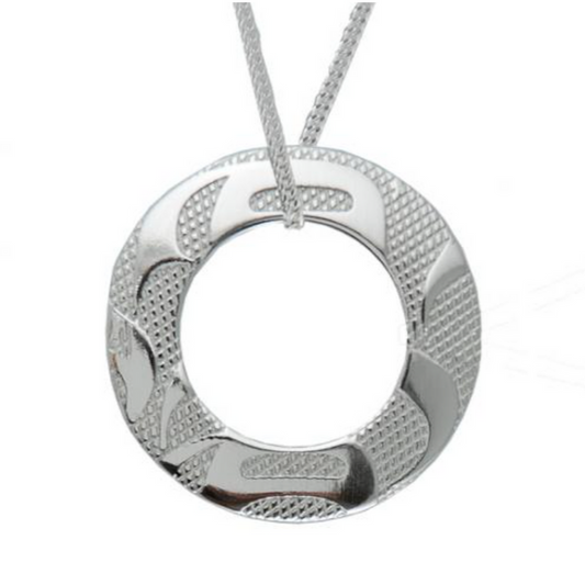PANABO Silver/Pewter Necklace - Equilibrium