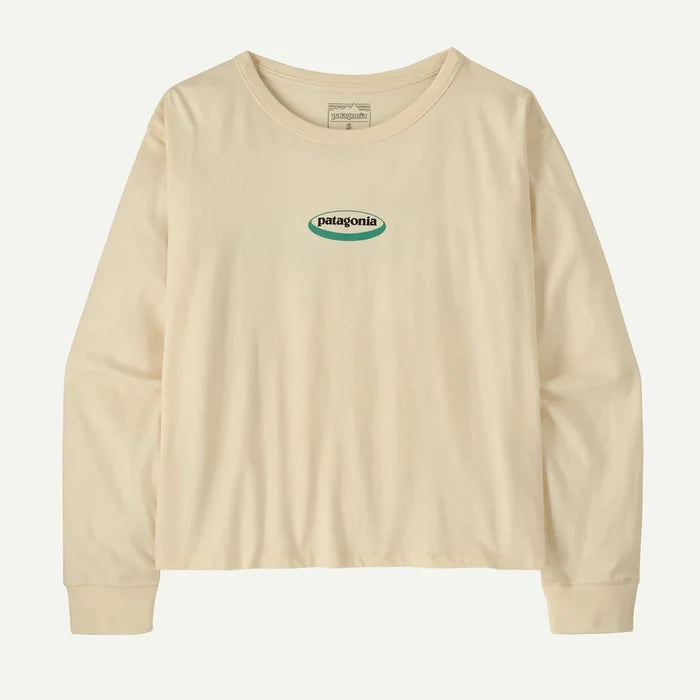 Patagonia : Women's Long-Sleeved '95 Oval Logo Easy-Cut T-Shirt