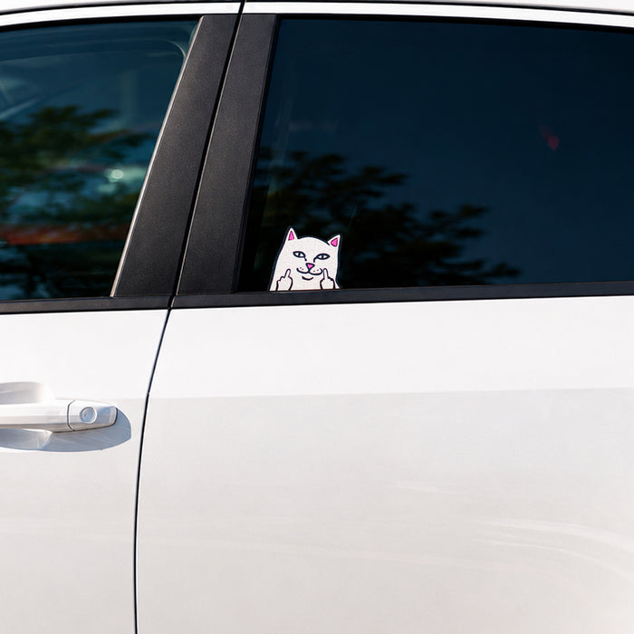 RIPNDIP Peeking Nermal Car Sticker Pack (White)