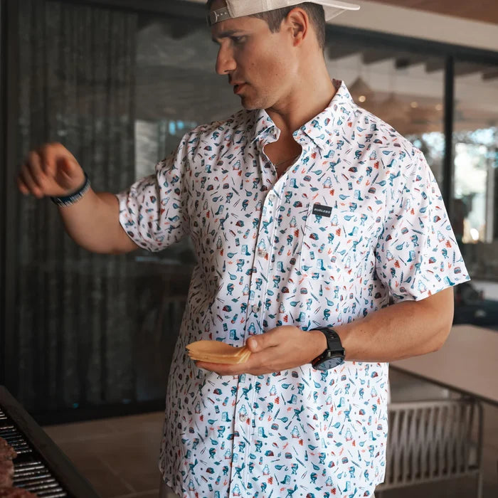 Performance Button Up- Grillmaster by Burlebo