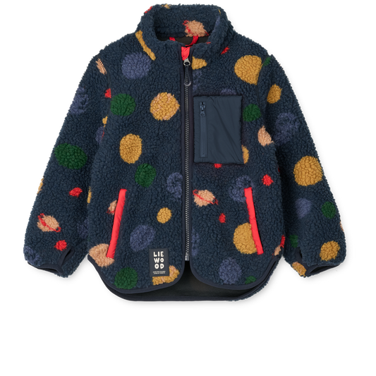 Liewood - Pile Jacket - Nolan - Universe/Classic Navy