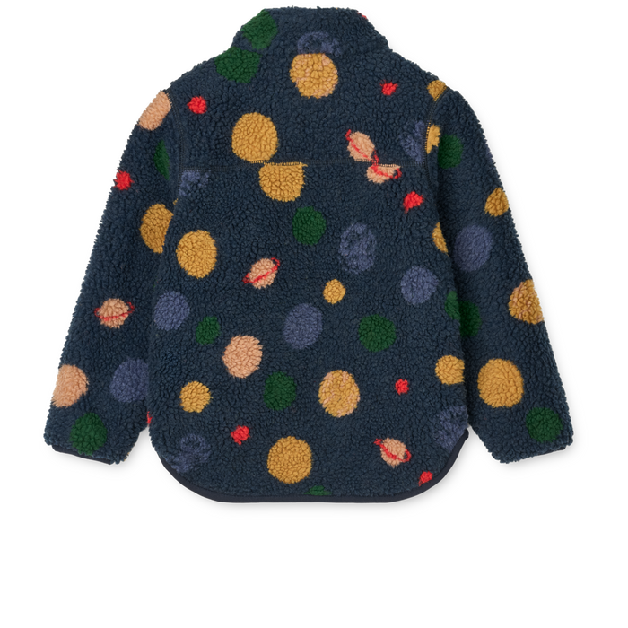 Liewood - Pile Jacket - Nolan - Universe/Classic Navy - Back
