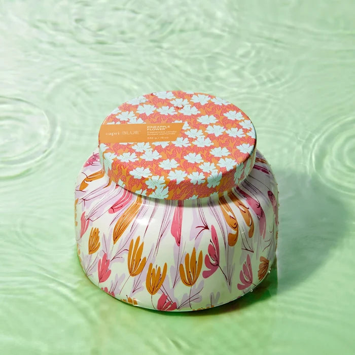 Pineapple Flower Pattern Play Jar Candle