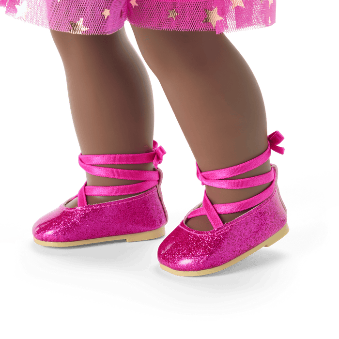 Pink Party-Ready Dress for 18-inch Dolls
