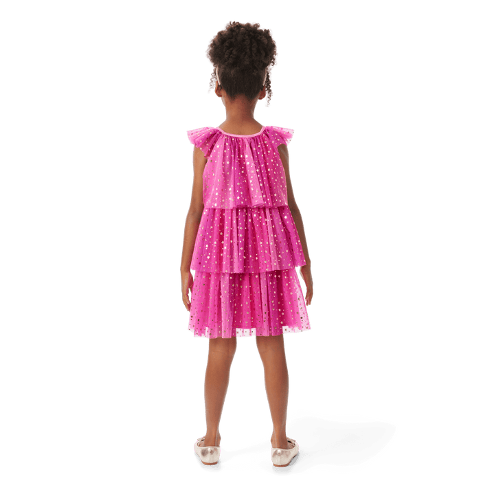 Pink Party-Ready Dress for Girls