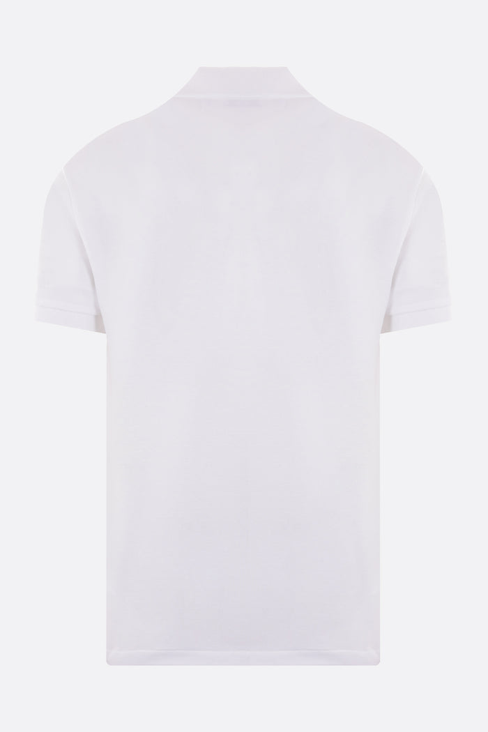 piquet polo shirt with Heart patch