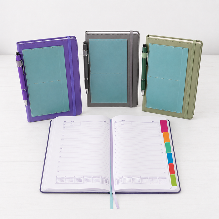 Planner Set with 8 Sticker Sheets & Matching Pen
