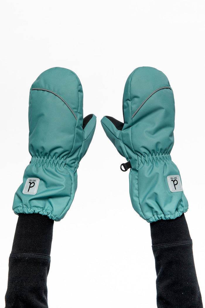 Play Baby Winter Mittens Sage Green-1