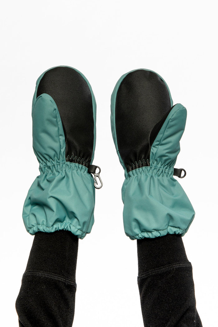 Play Baby Winter Mittens Sage Green-2